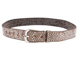 b.belt Zoe Silver Stud Belt W105 Camel b.belt Zoe Silver Stud Belt W105 Camel