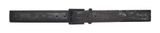 b.belt 40 mm Full - Grain Leather Belt W85 Black / Silver Grey Metallic b.belt 40 mm Full - Grain Leather Belt W85 Black / Silver Grey Metallic