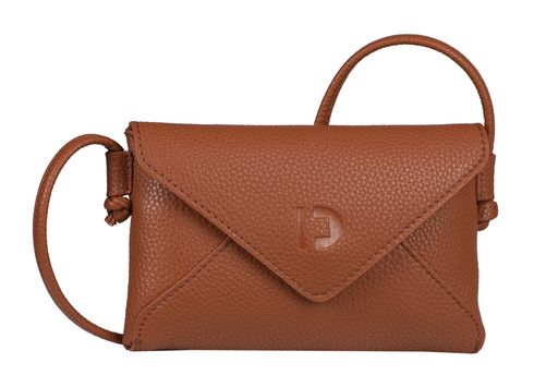 TOM TAILOR Velina Flap Bag no zip XS Cognac