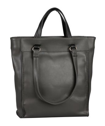 TOM TAILOR Vanessa Zip Tote Bag L Charcoal