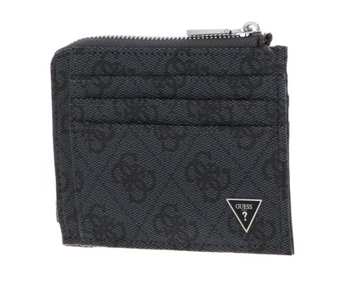 GUESS Vezzola Smart Multiple Card Holder With Zip Black