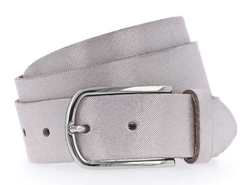 Vanzetti Glitter Radiance 35mm Metallic Belt W100 Light Pink / Silver Metallic