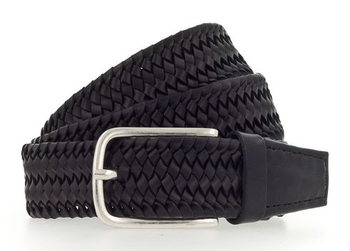 Vanzetti Braided Men's Belt 35 mm W100 Black