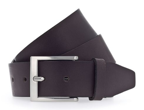 Vanzetti 40mm Leather Belt W95 Dark Brown