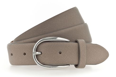 Vanzetti Classics 30mm Cambered Leather Belt W105 Taupe