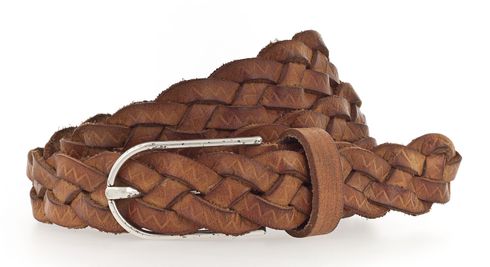 Vanzetti Braided Women's Belt W90 Cognac