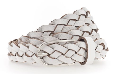 Vanzetti Braided Women's Belt W100 White