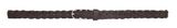 Vanzetti Braided Women's Belt W85 Dark Brown Vanzetti Braided Women's Belt W85 Dark Brown