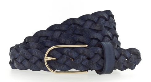 Vanzetti Braided Women's Belt W75 Navy