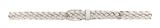 Vanzetti Braided Women's Belt W85 White Vanzetti Braided Women's Belt W85 White