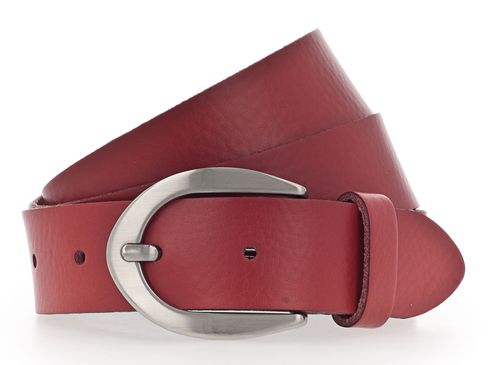 Vanzetti Neon Booster 30mm Full Leather Belt W95 Red