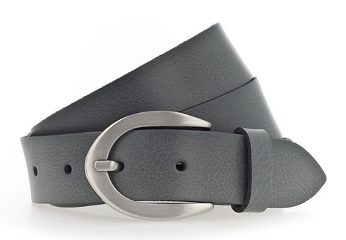 Vanzetti Neon Booster 30mm Full Leather Belt W100 Steel Grey