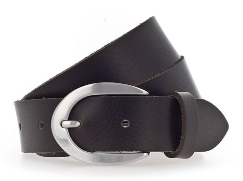 Vanzetti Neon Booster 30mm Full Leather Belt W95 Dark Brown