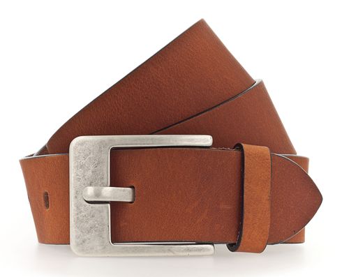 Vanzetti Denim Love 45mm Full Leather Belt W90 Light Brown - kürzbar
