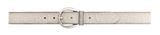 Vanzetti Genuine Beauty 35mm Velour Leather Belt W100 Dark Vanilla