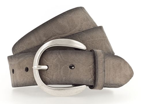 Vanzetti Genuine Beauty 35mm Velour Leather Belt W110 Taupe