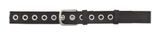 Vanzetti 35mm Full Leather Eyelets Belt W110 Black Vanzetti 35mm Full Leather Eyelets Belt W110 Black