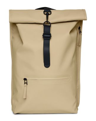 RAINS Rolltop Rucksack Sand