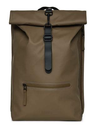 RAINS Rolltop Rucksack Wood