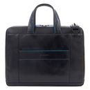 PIQUADRO Blue Square Revamp Slim Computer Briefcase Nero PIQUADRO Blue Square Revamp Slim Computer Briefcase Nero