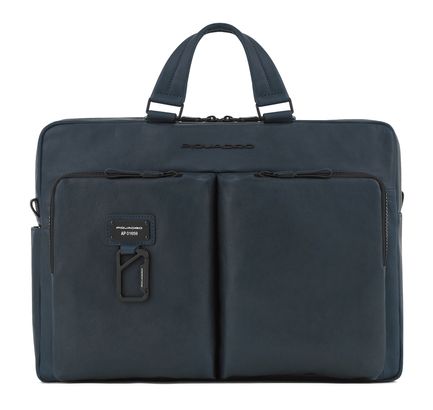 PIQUADRO Harper Portfolio Computer Briefcase Blu