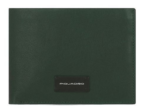 PIQUADRO Harper Men’s Wallet With Zipped Coin RFID Verde 3