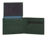 PIQUADRO Harper Men’s Wallet With Zipped Coin RFID Verde 3