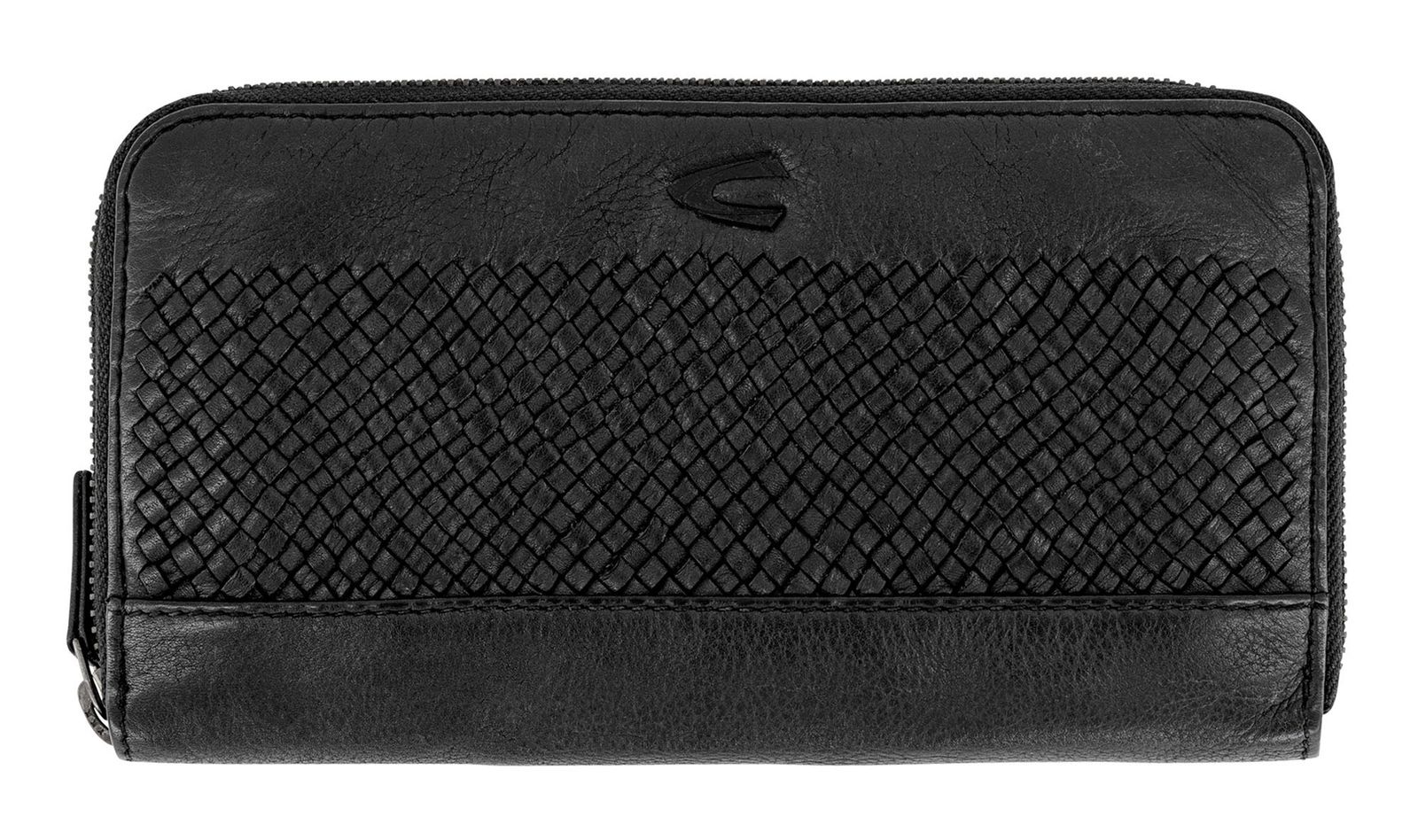 Camel Active Portafoglio Vegas Wallet Uomo - Pelle Bovina Con Protezione RFID - Nero