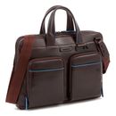 PIQUADRO Blue Square Revamp Slim Computer Briefcase Mogano PIQUADRO Blue Square Revamp Slim Computer Briefcase Mogano