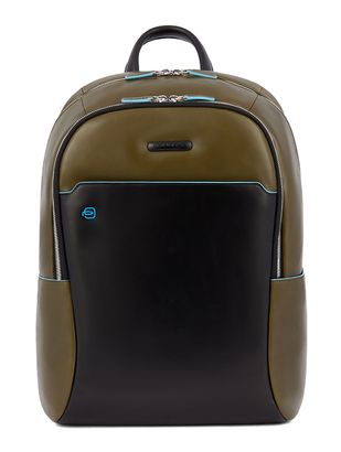 PIQUADRO Blue Square Computer Backpack Verde / Nero