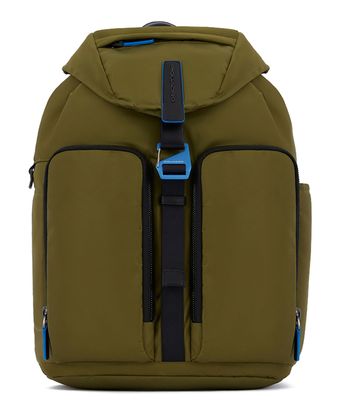 PIQUADRO PQ-RY RFID Computer Backpack Verde / Nero