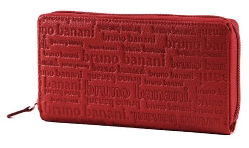 bruno banani Zip Around Wallet Red