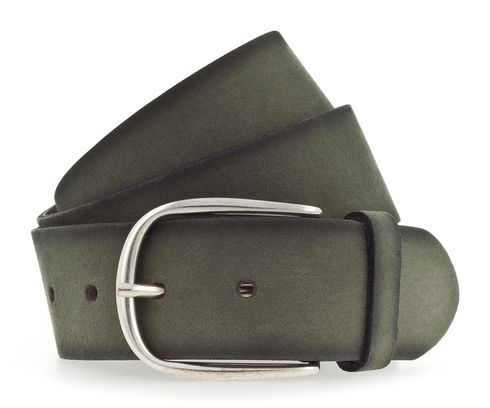 Vanzetti 40mm Belt With Airbrushed Edges W100 Forest Green
