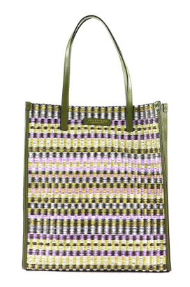 THE BRIDGE Mirra Wow Shopper Verde / Lilla / Nero / Bianco - Oro