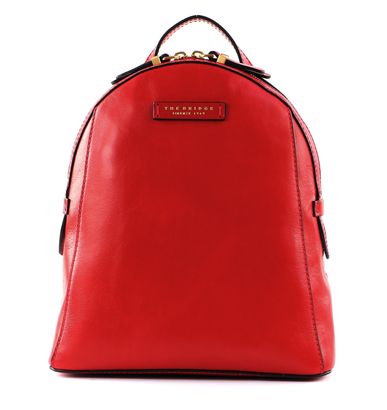 THE BRIDGE Costanza Backpack Rosso Ciliegea / Oro