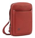 PIQUADRO Black Square Crossbody Bag Rosso 2 PIQUADRO Black Square Crossbody Bag Rosso 2