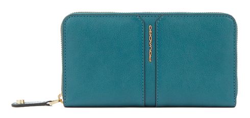 PIQUADRO Ray Zip Around Women's Wallet RFID Verde