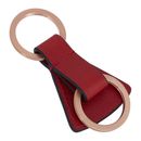 PIQUADRO Ray Two-Ring Keychain Rosso PIQUADRO Ray Two-Ring Keychain Rosso