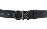Calvin Klein Logo CK Metal 35MM Belt W85 Black Calvin Klein Logo CK Metal 35MM Belt W85 Black