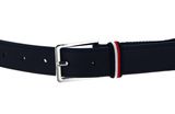 TOMMY HILFIGER Elasticated Leather Belt W70 Space Blue TOMMY HILFIGER Elasticated Leather Belt W70 Space Blue