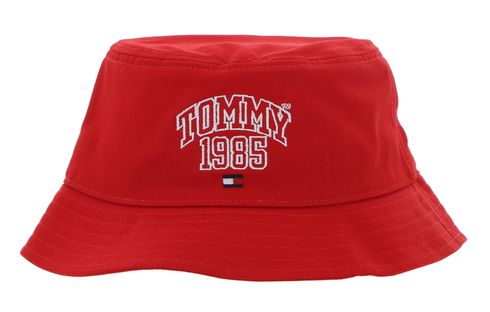 TOMMY HILFIGER Tommy Varsity Bucket Hat S / M Deep Crimson