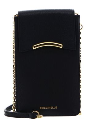 COCCINELLE Hi-Tech Accessories Grained Leather Noir