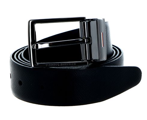 TOMMY HILFIGER Business 3.5 Reversible Belt W90 Black / Black