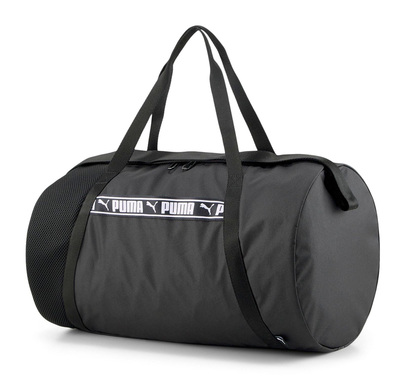 PUMA sports bag AT ESS Barrel Bag Puma Black | Buy bags, purses ...