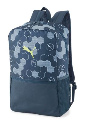 PUMA Beta Backpack Dark Night-Logo Hexagon AOP