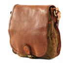 CAMPOMAGGI Mercurio Crossbody Bag V.Militare + T / Cognac