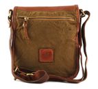 CAMPOMAGGI Mercurio Crossbody Bag V.Militare + T / Cognac
