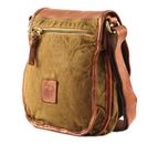 CAMPOMAGGI Mercurio Crossbody Bag V.Militare + T / Cognac