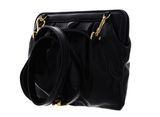 COCCINELLE Diletta Rock Handbag Craquele Leather Noir
