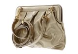 COCCINELLE Diletta Rock Handbag Craquele Leather Golden
